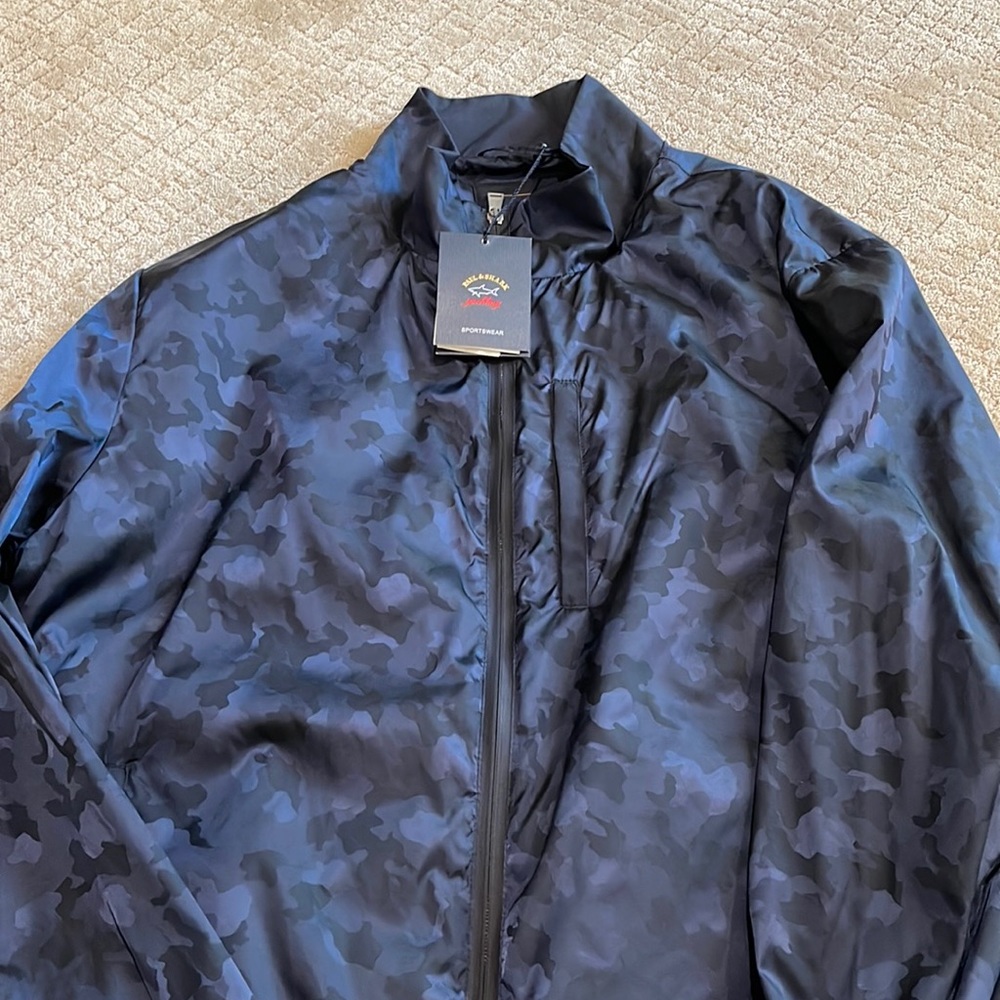 Paul & Shark blue camo jacket